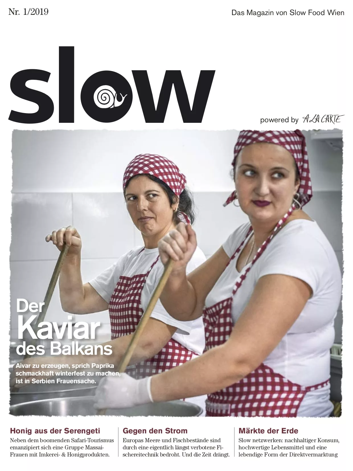 Magazincover: Slow Magazin berichtet über BioBalkan