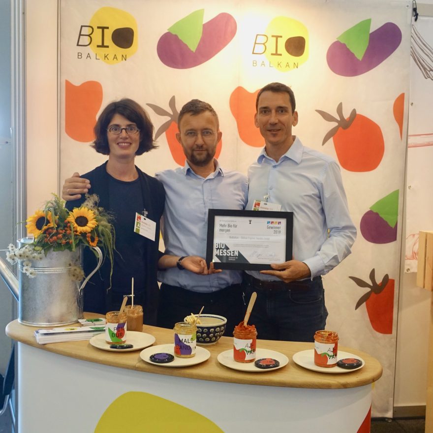 Förderpreis der BioMessen für BioBalkan