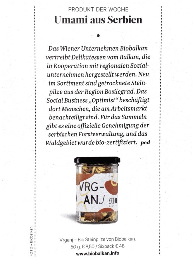 vrganj bio steinpilze rondo derstandard produkt der woche