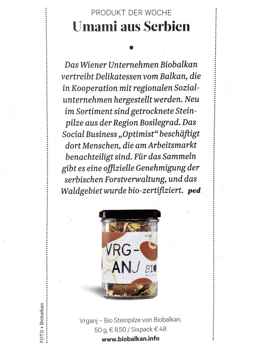 vrganj bio steinpilze rondo derstandard produkt der woche