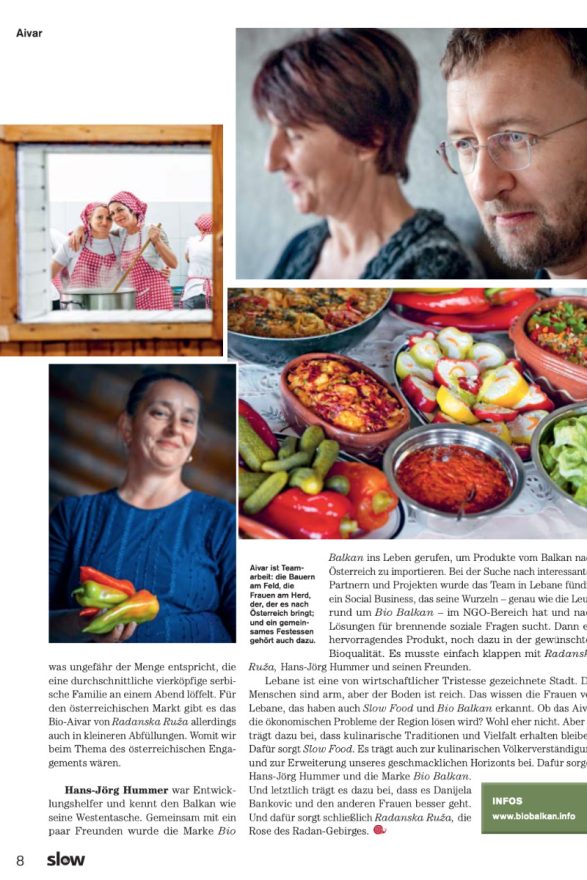 Slow Magazin Ajvar BioBalkan