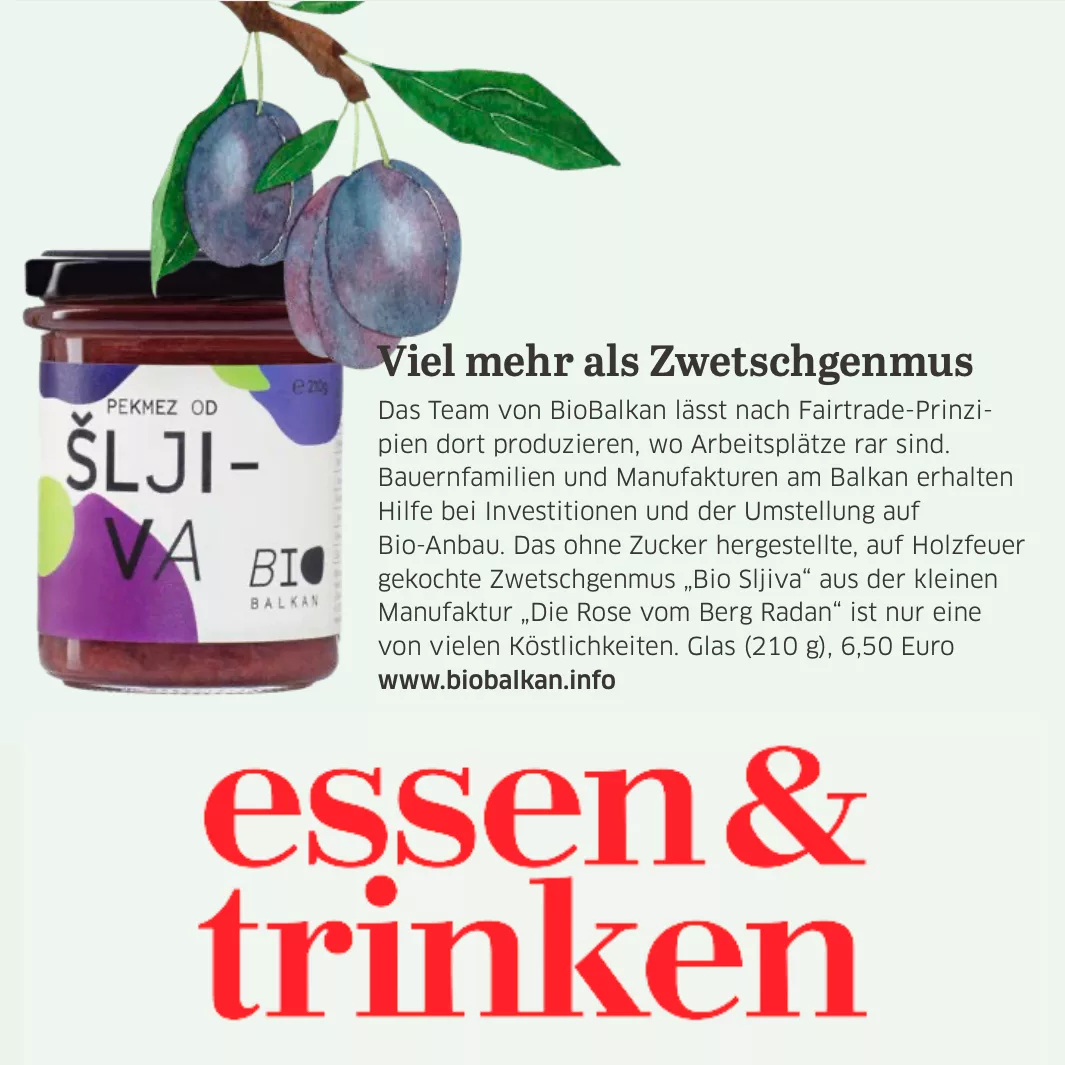 Essen&Trinken über BioBalkan