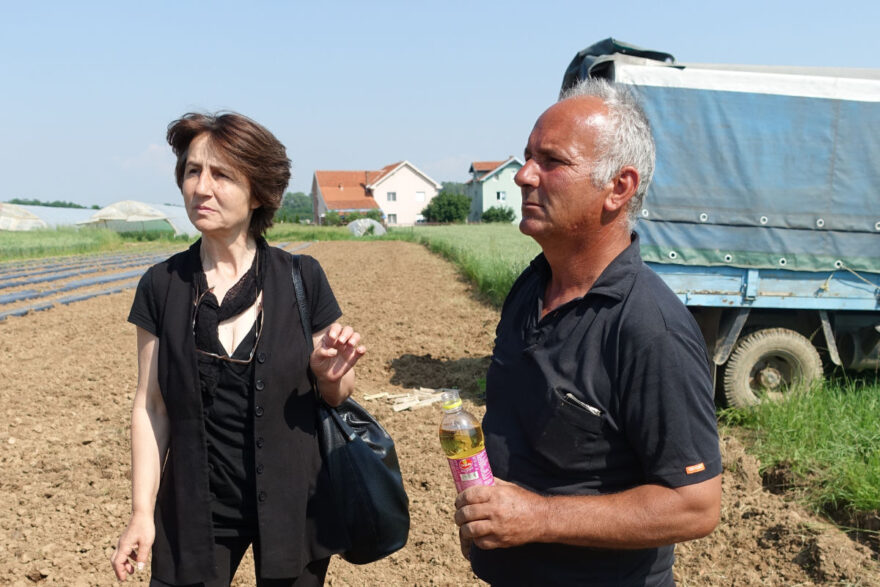 Živojin Pavlović mit Slobodanka Pavlović, Bio-Pioniere von Lebane der ersten Stunde