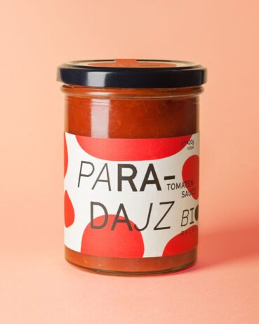 Paradajz, ein Bio Tomatensugo, im 420 Gramm Glas von BioBalkan