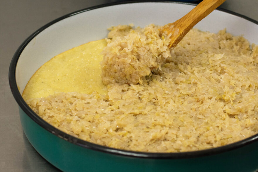 Die Kraut-Fülle wird verteilt