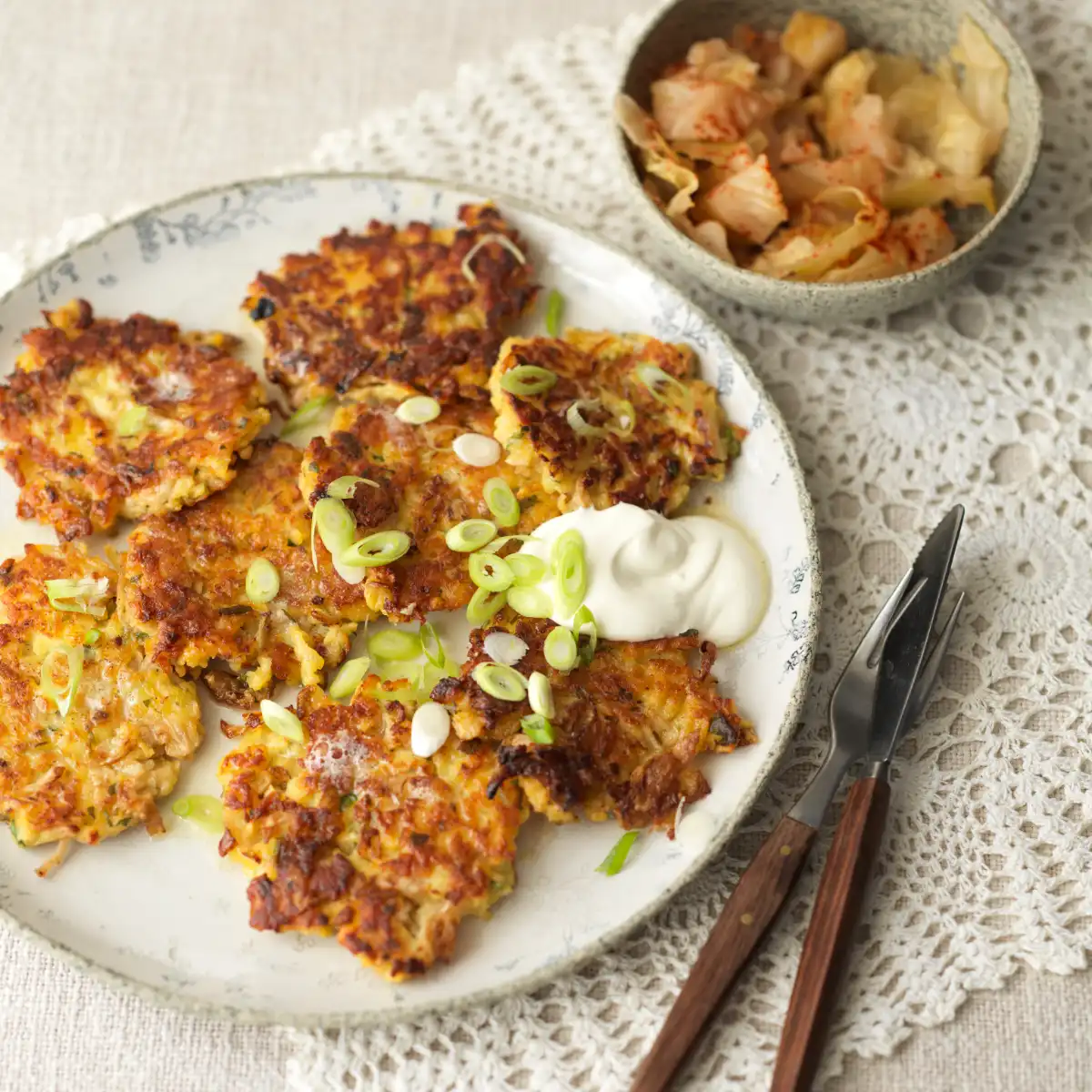 Sauerkraut-Kartoffelrösti mit serbischem Bio-Sauerkraut von BioBalkan
